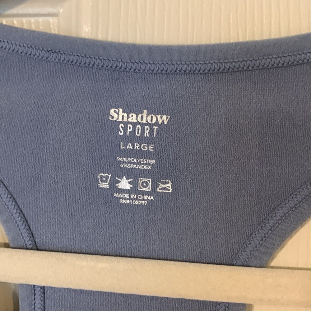 Shadow Sport Women's Dusty Blue Sports Bra Large - Picture 2 of 3